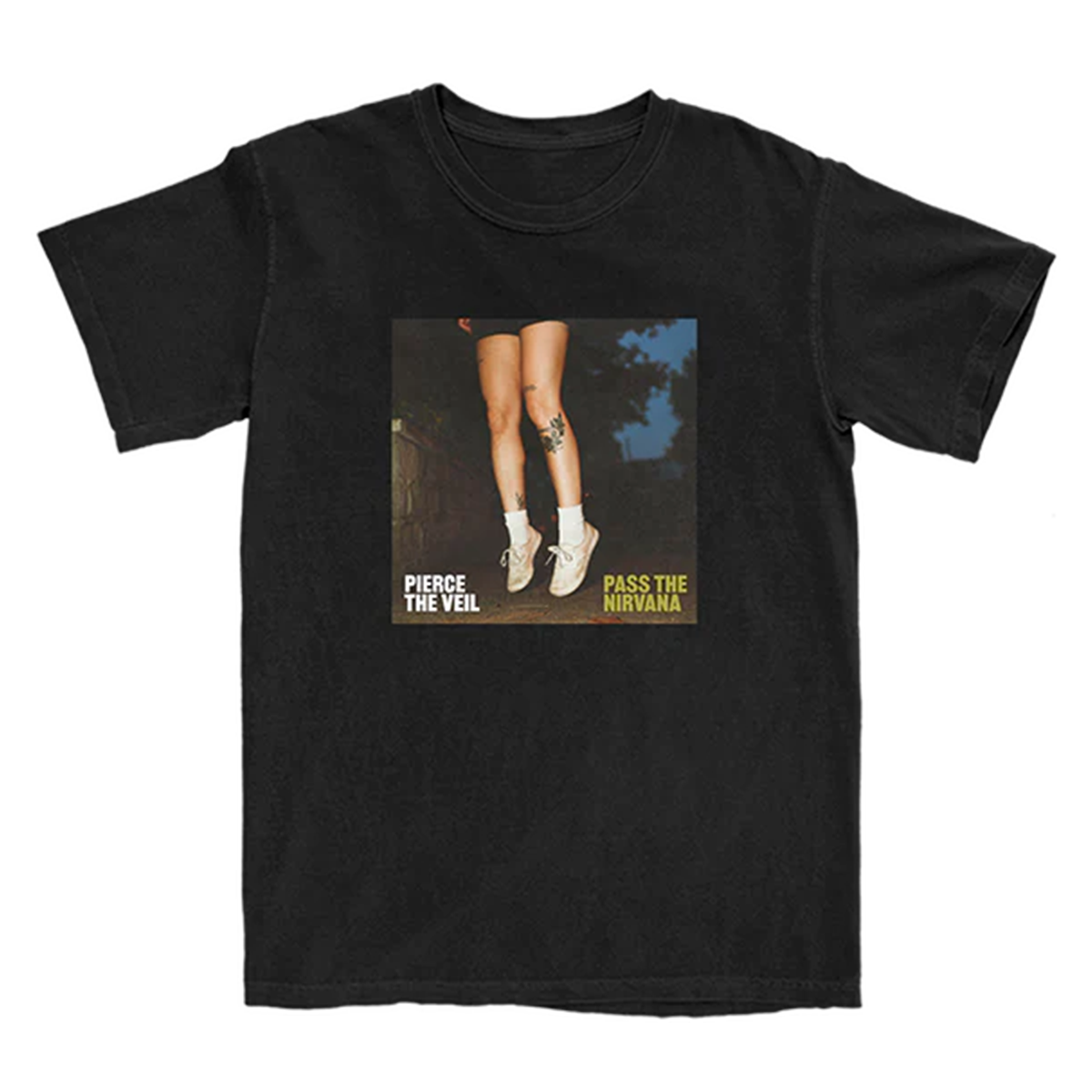 Pass The Nirvana Single Cover T-Shirt (Black)