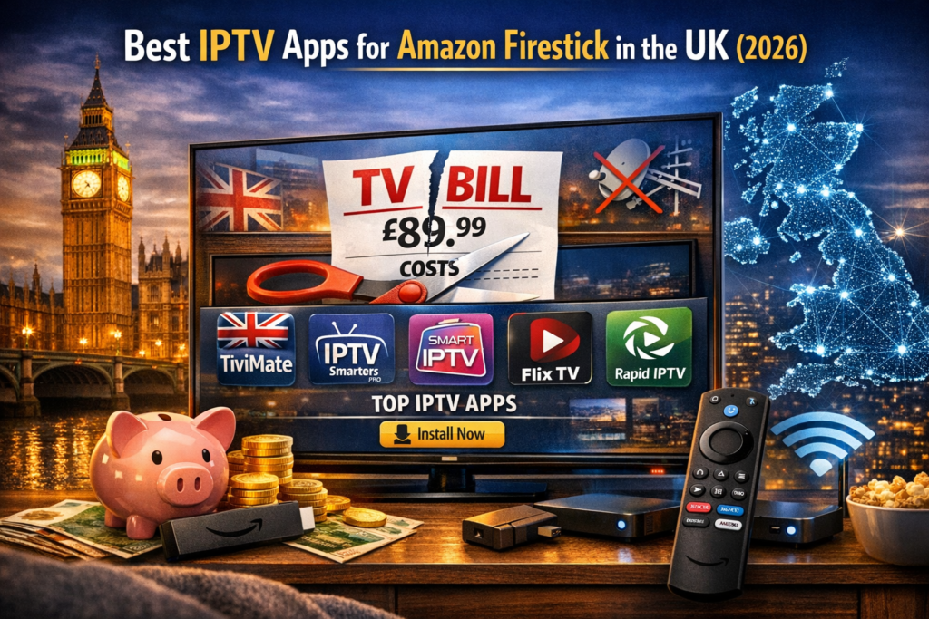 Best IPTV apps for amazon firestick in the uk