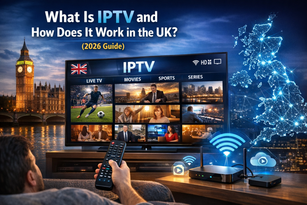 what is iptv and how does it works in the uk